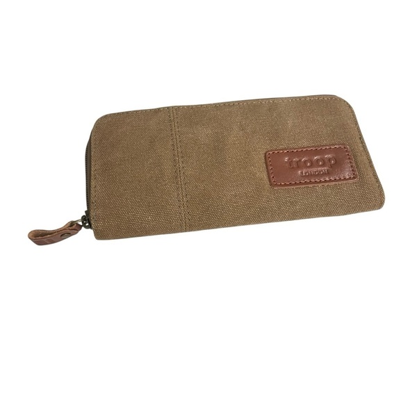 TROOP LONDON
ACCESSORIES CANVAS ZIP
AROUND WALLET PURSE - Picture 2 of 10